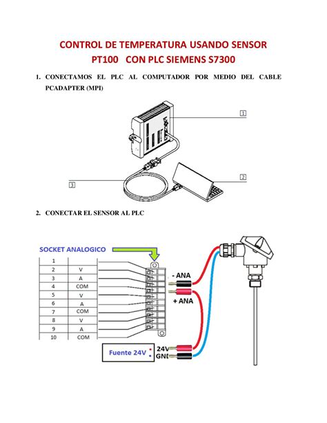 Calaméo Sensor Pt100 Con Plc Siemens S7300 Para Control De