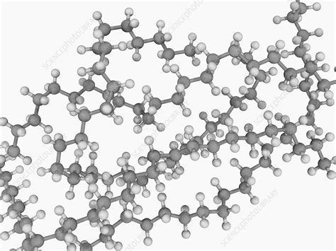 Polyethylene Molecule Stock Image F0046574 Science Photo Library