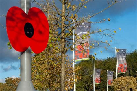 Residents in Elsea Park, Bourne mark Armistice Day