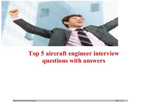 Top 5 Aircraft Engineer Interview Questions With Answers