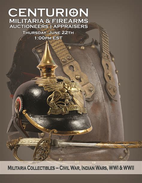 Militaria Auction Civil War Indian Wars Wwi Wwii Military Collectibles