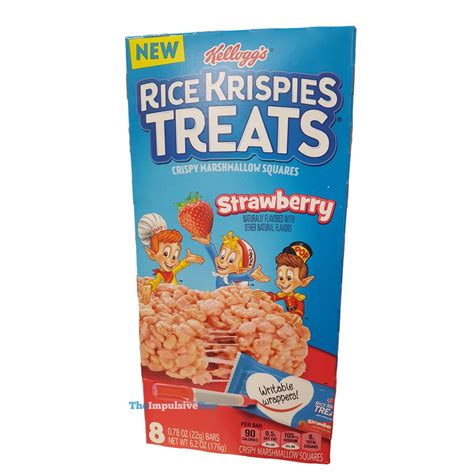 Review Kelloggs Strawberry Rice Krispies Treats The