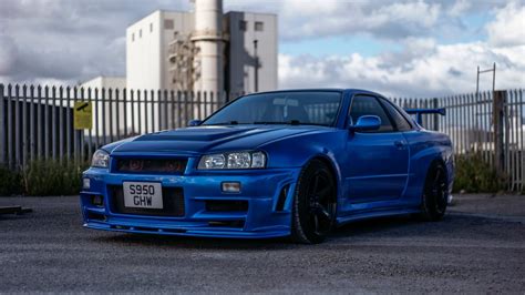 Pauls Bayside Blue Nissan Skyline R34 Z Tune Youtube