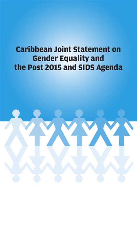 Caribbean Joint Statement On Gender Equality And