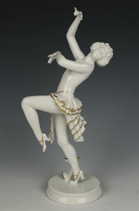 A Rosenthal Art Deco Porcelain Dancer Charleston Dresden Art