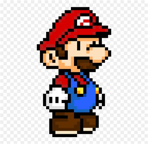 8 Bit Paper Mario Png Download Pixel Art Super Mario Transparent