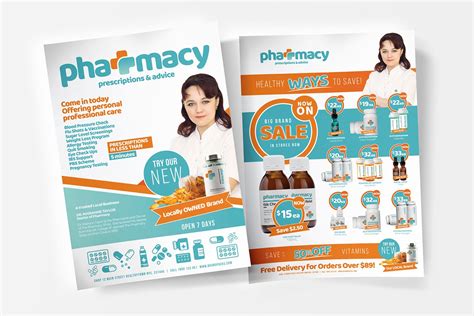 A4 Pharmacy Poster Template Psd Ai And Vector Brandpacks