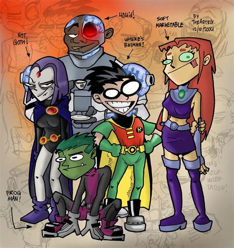 Artrixs Take On Teen Titans By Theartrix On Deviantart