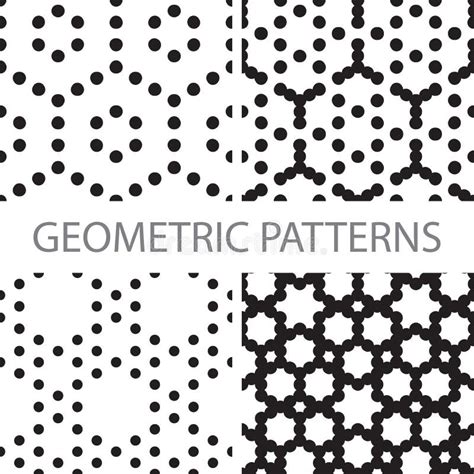 Seamless Geometric Tiling Patterns Stock Vector Illustration Of Paper