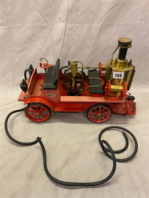 A Wilesco Steam Model Of A Vintage Fire Engine