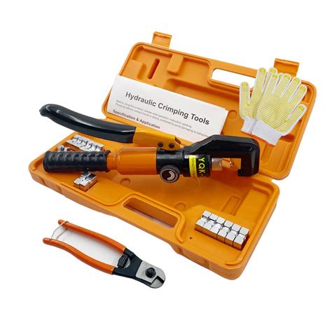 Buy Fw Wall 10 Ton Hydraulic Wire Crimper Cable Crimping Tool Battery