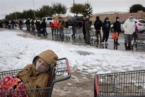 Freezer sections are closed off at fiesta supermarket on february 16, 2021, in houston, texas. More Radiance from AP's Charles Dharapak- It's Not Easy ...