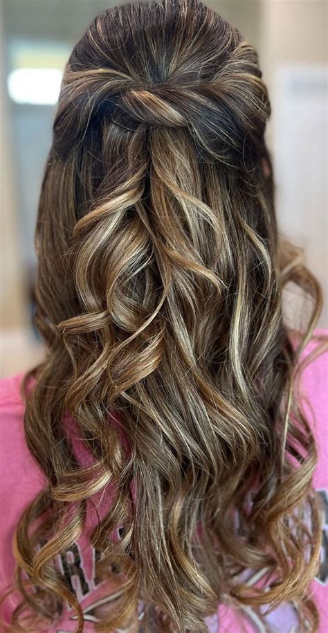 35 Best Prom Hairstyles For 2022 Voluminous Twisted Half Up I Take You Wedding Readings