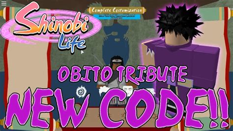 Roblox shinobi life 2 custom mask codes odito is probably the hottest point reviewed by a lot of people on the internet. Shinobi Life 🅾️🅰️ - New Code! Obito Tribute - YouTube