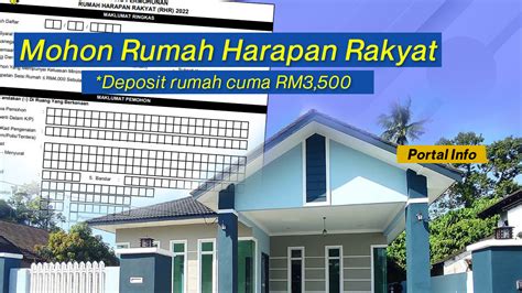 Mohon Rumah Harapan Rakyat Bayaran Balik Cuma Rm200 Sahaja Bantuan
