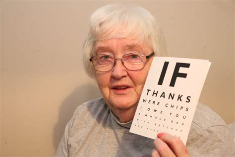 They Saved My Life 80 Year Old Had Her Life Saved By Opticians