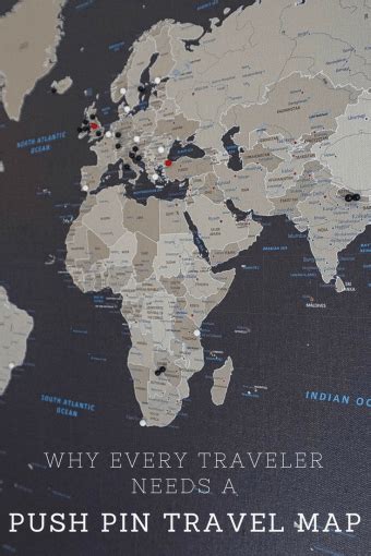 Why Every Traveler Needs A Push Pin Travel Map Little Things Travel