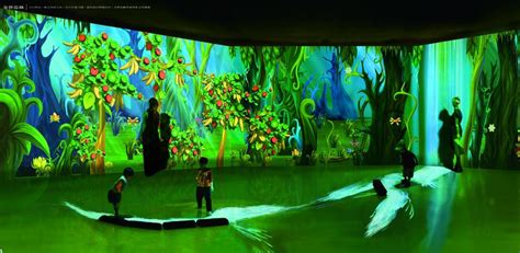 China Interactive Wall Projection Amazing Forest Entertainment And Art