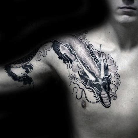 40 Dragon Shoulder Tattoo Designs For Men Manly Ink Ideas Tattoos