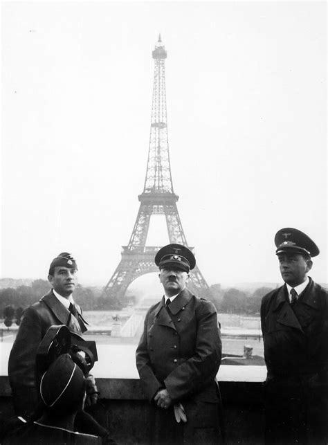 Hd Wallpaper Adolf Hitler Eiffel Tower France Nazi Paris World