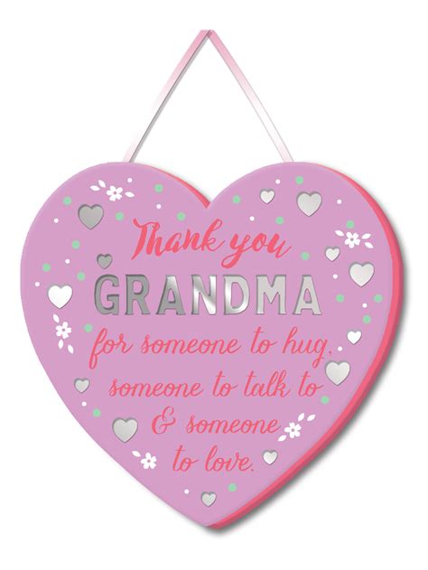 If a loved one gave you a generous graduation gift or contribution, make sure to thank them with one of the following thank you messages. Thank you Grandma Hanging Plaque With Ribbon | Gifts