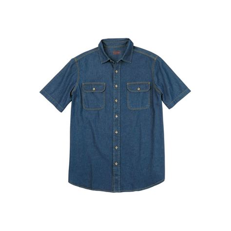 Boulder Creek By Kingsize Mens Big And Tall Short Sleeve Denim And Twill