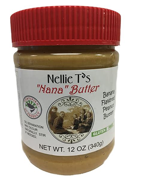 Nana Butter Natural Banana Flavored Peanut Butter 12oz