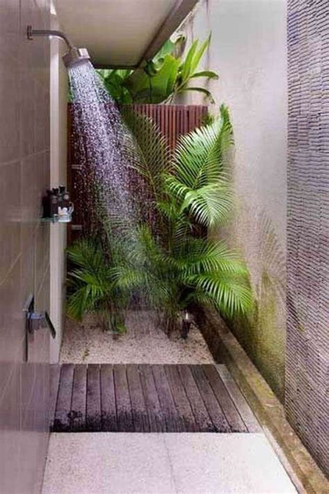 √ 28 Best Outdoor Shower Ideas With Maximum Summer Vibes Outdoor Bathroom Design Outdoor