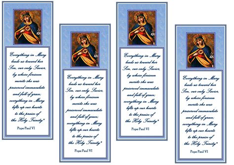 Free Printable Catholic Prayer Cards Bookmarks
