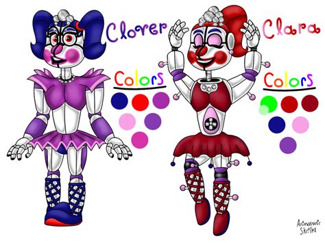 Sister Location Ocs Clover And Clara By Animatronic