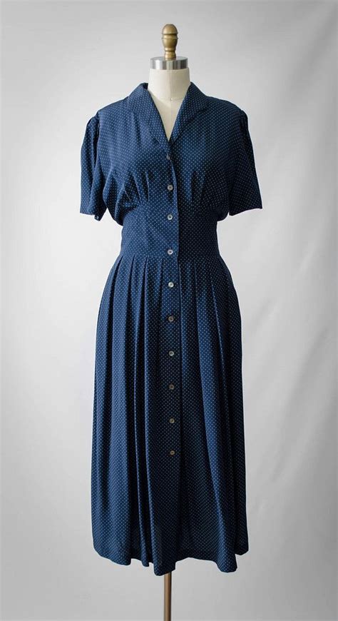 Reserved 1940s Style Dress Vintage Silk Dress Silk Midi Etsy 1940s