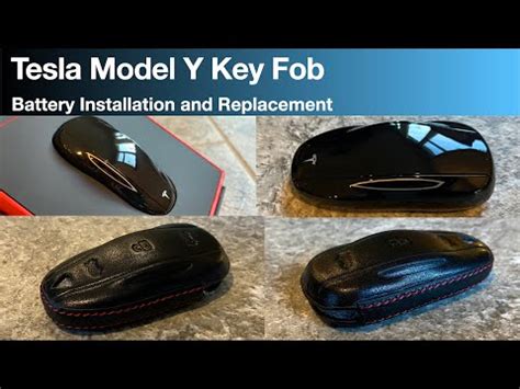 Tesla Model Y Key Fob Battery Installation And Replacement Youtube
