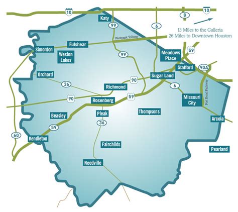 Fort Bend County Zip Code Map