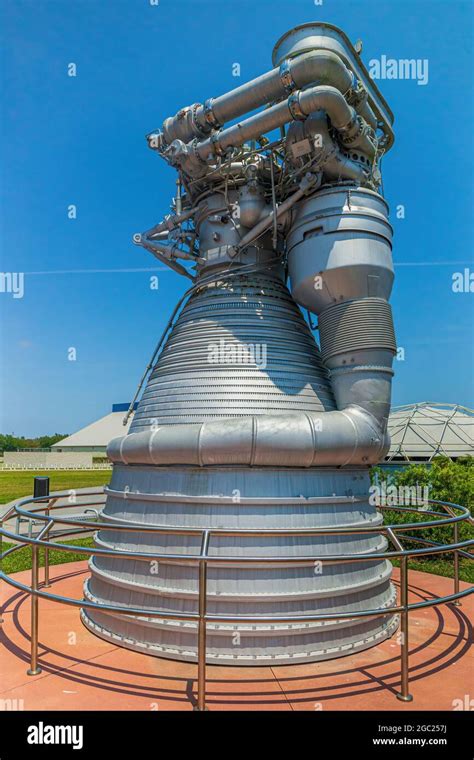 Sturn V Rocketdyne F 1 Rocket Engine Of The First Stage Of The Saturn V