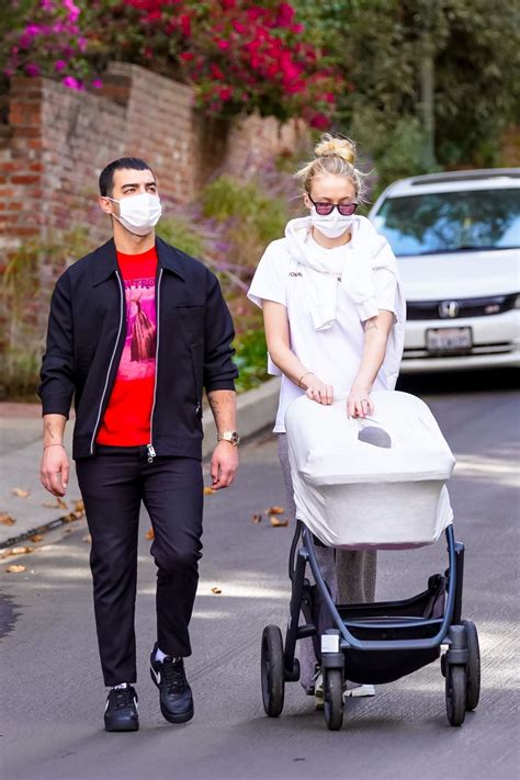 Sophie Turner And Joe Jonas Out With Their Daughter In Los Angeles 12