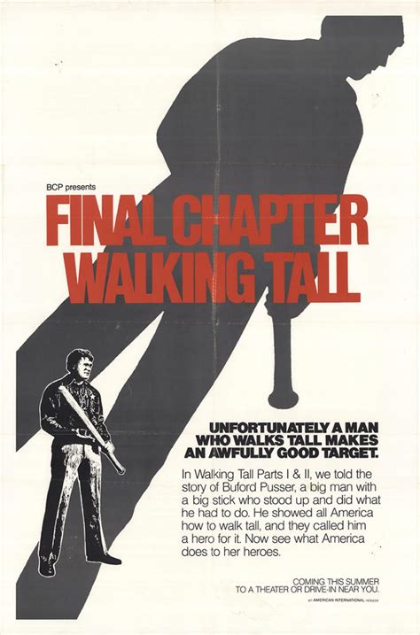 Final Chapter Walking Tall Original Movie Poster FFF FFFMovieposters Com