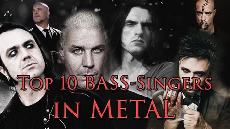 Top 10 Amazing Bass Singers In Metal Youtube
