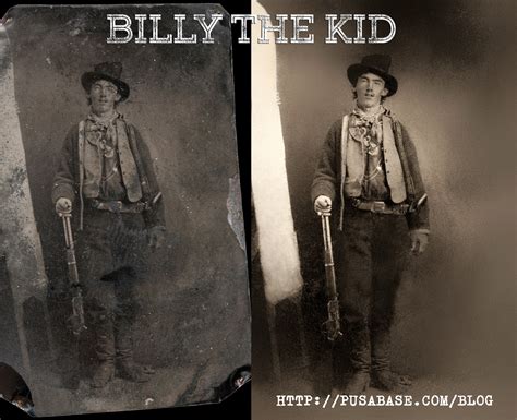 Billy The Kid Photo Restoration Badlands Blog