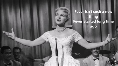 Fever Lyrics Peggy Lee Youtube