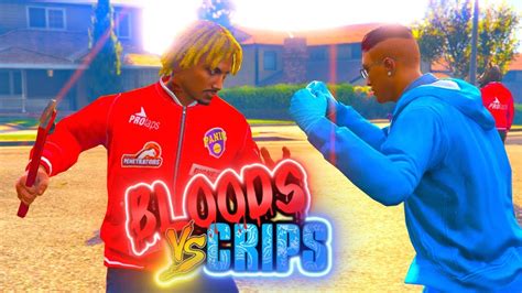 Bloods Vs Crips Fight Club Gang War Gta 5 Rp Youtube