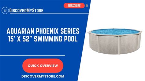 Aquarian Phoenix Series 15 X 52 Swimming Pool Youtube