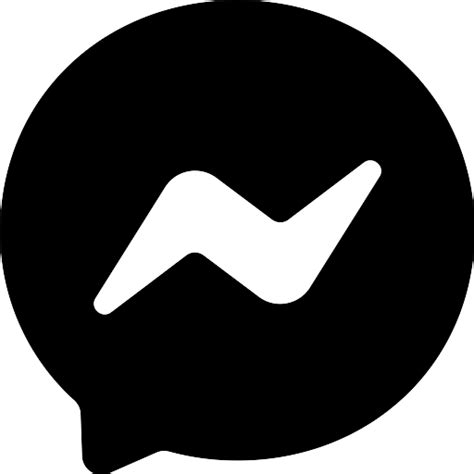 Facebook Messenger Icon Vector Download Free
