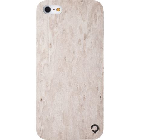 Wooden Case Iphone 5 5s Premium Silver Plantwear