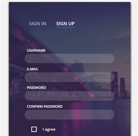 Beautiful Html Css Sign Up And Registration Form On Air Code Login
