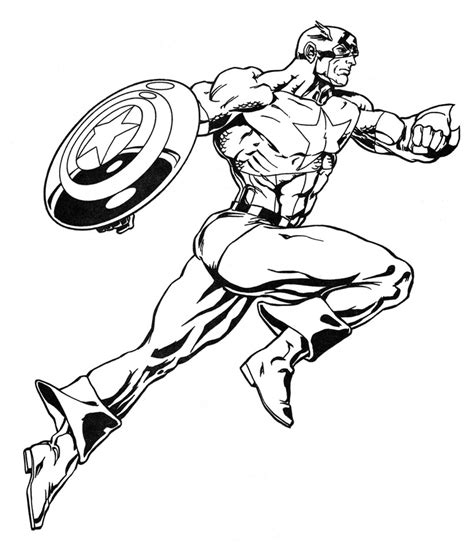 Marvel Super Heroes Free Colouring Pages