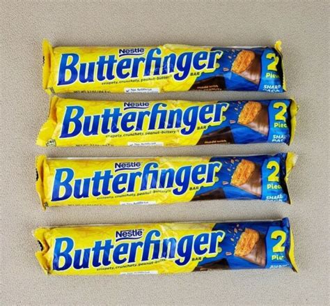 4 Original Recipe Nestle Butterfinger 37 Share Size Candy Bars Bbd 01