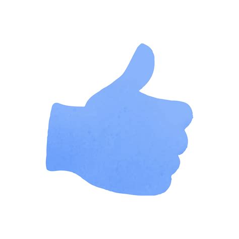Thumbs up social media icon vector - Download Free Vectors, Clipart Graphics & Vector Art