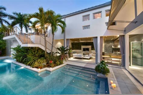 Custom Resort Like Beach Style Modern Coastal Home In Florida