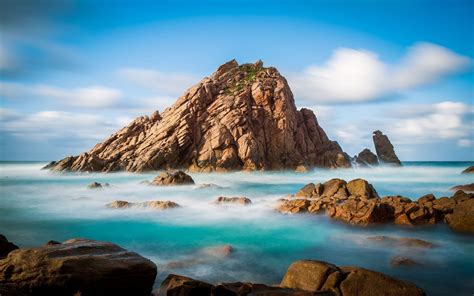 Download Australia Ocean Nature Rock Hd Wallpaper