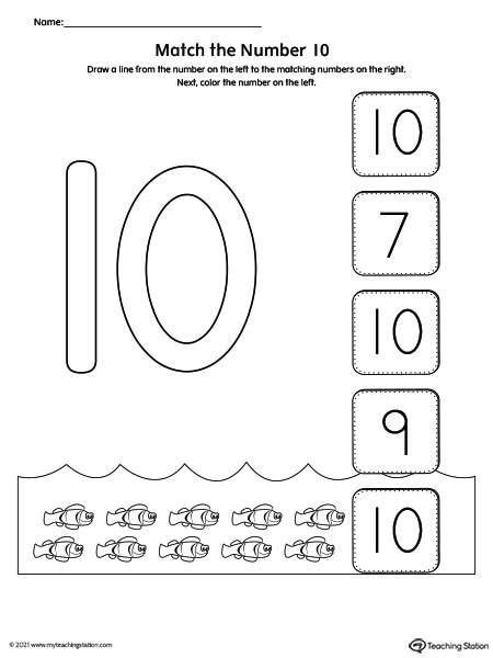 Printable Pre Number Worksheets Worksheets For Kindergarten